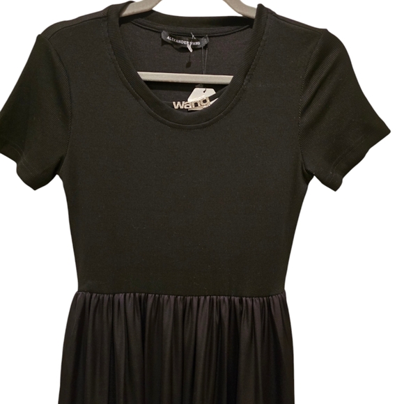 New Alexander Wang Midi Dress. Black. Size Small - Picture 3 of 8